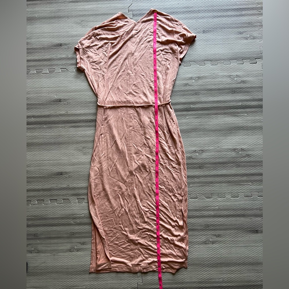 Vince Elegant Peach Midi Dress S - Picture 6 of 7